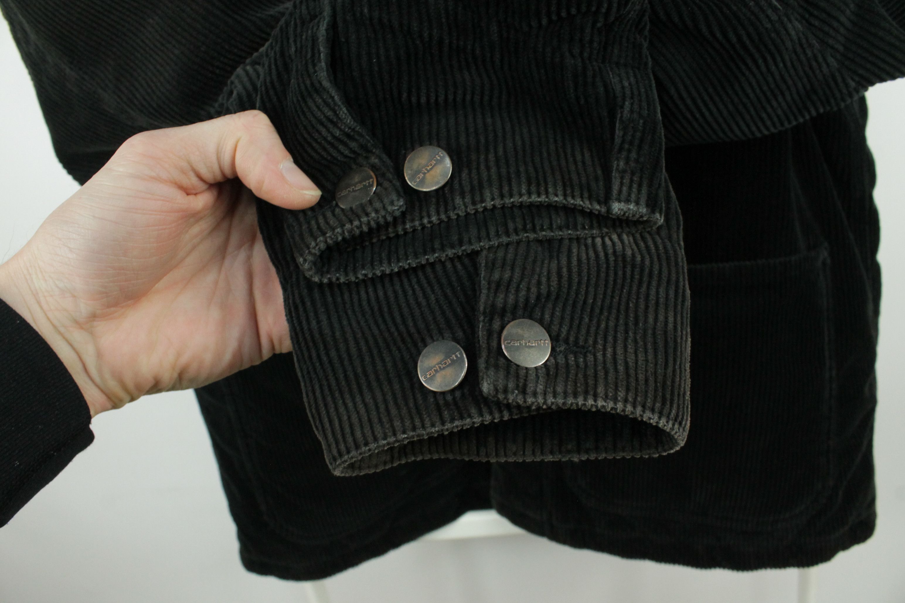 Carhartt Wip Carhartt WIP Black Corduroy Michigan Coat Men's Size US M / EU 48-50 / 2 - 4 Thumbnail