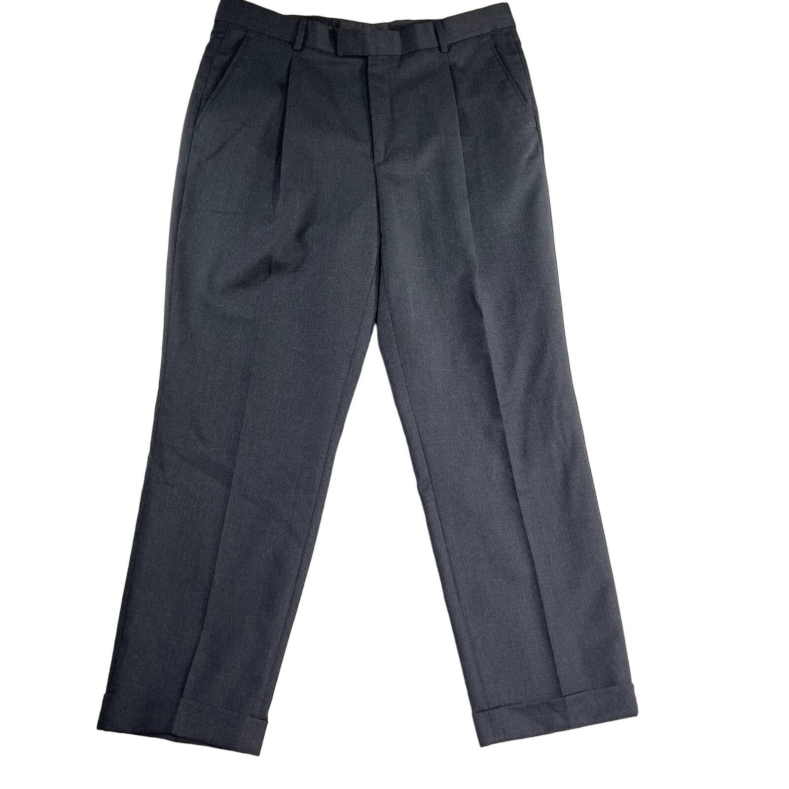 Perry Ellis Perry Ellis Portfolio 100% Wool Pant Men 38S W x 30L Size US 38 / EU 54 - 1 Thumbnail