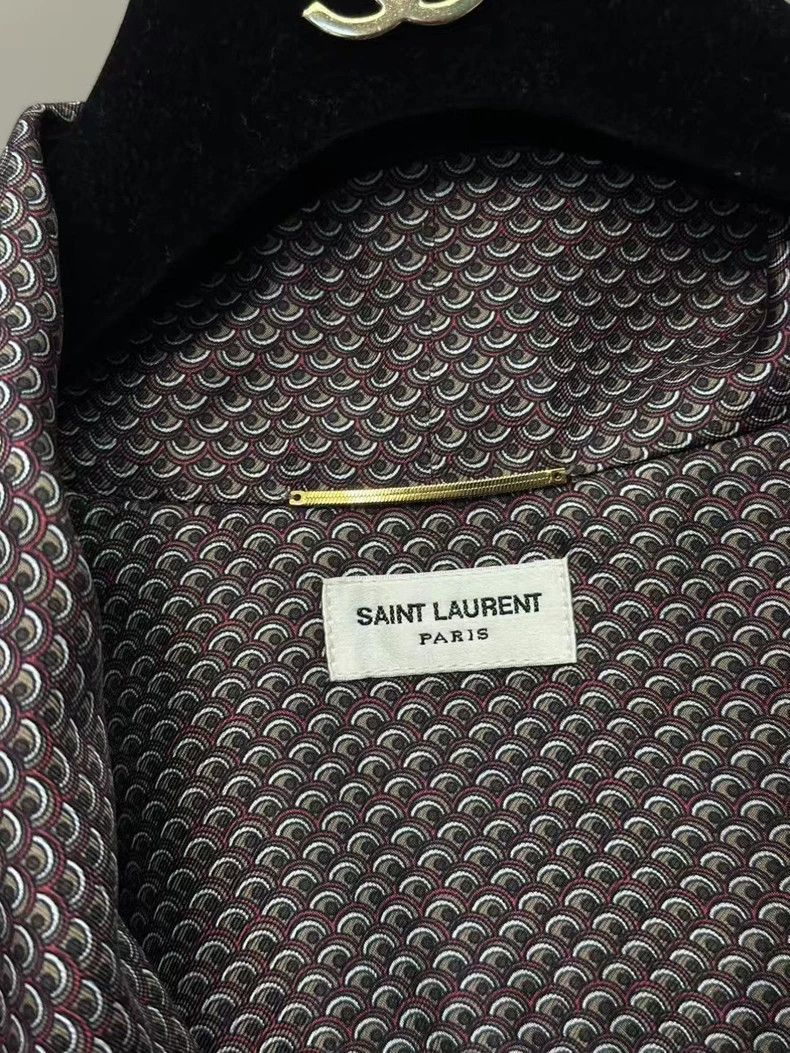 Saint Laurent Paris Saint Laurent Paris Saint Laurent High-End Printed Tie Shi Size US M / EU 48-50 / 2 - 4 Thumbnail