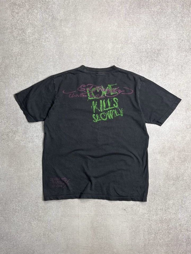Ed Hardy × Vintage Vintage Ed Hardy Y2K Tattoo Graphic Boxy T-shirt M Size US M / EU 48-50 / 2 - 3 Thumbnail