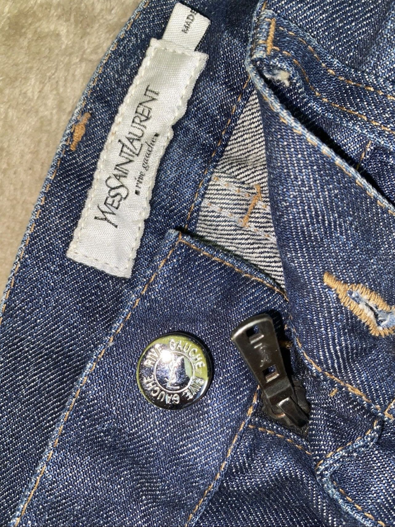 Designer × Vintage × Yves Saint Laurent Yves Saint Laurent Size 30" / US 8 / IT 44 - 4 Thumbnail