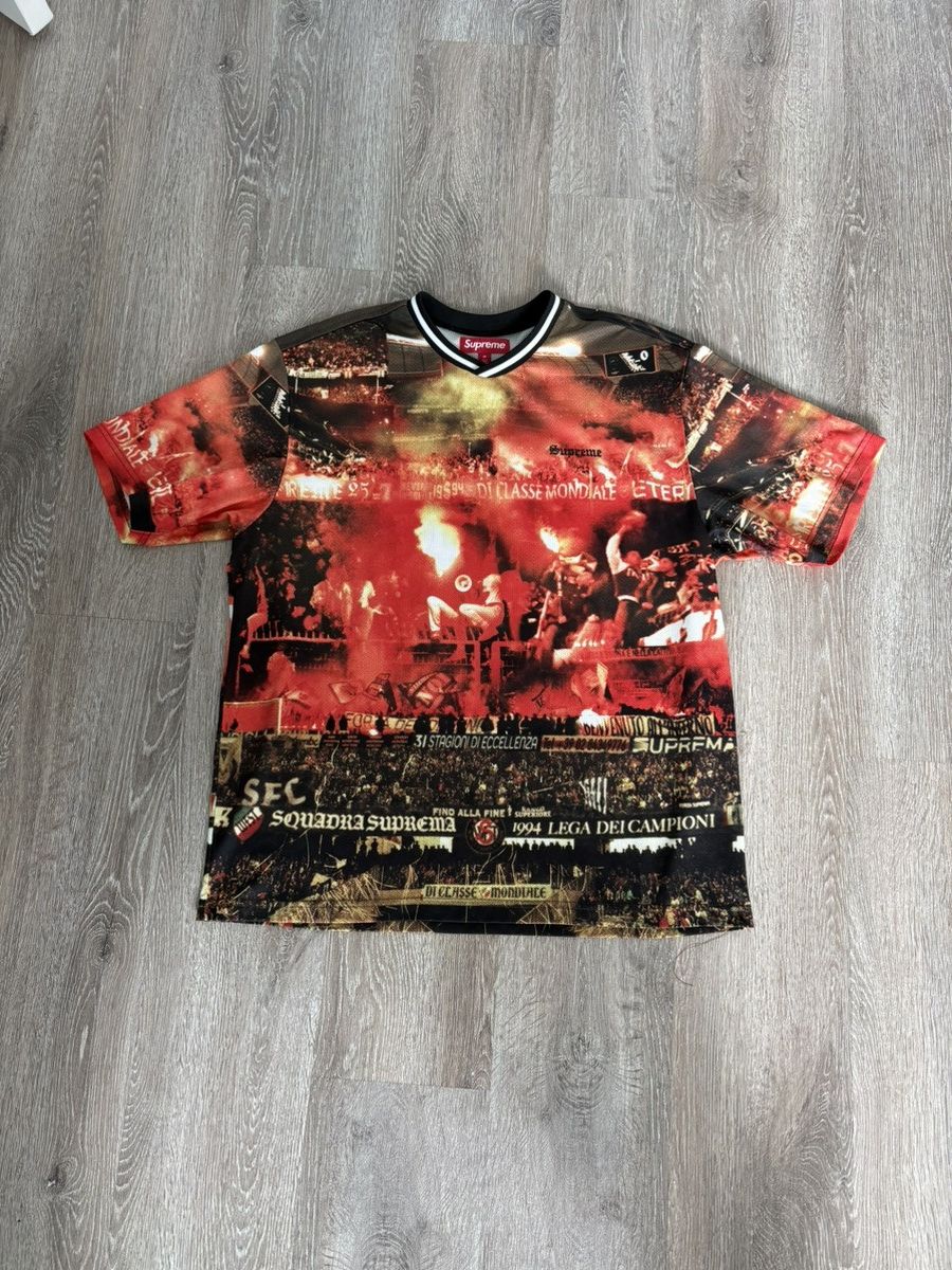 Supreme Supreme Vinci per Noi Soccer Jersey Size US M / EU 48-50 / 2 - 1 Thumbnail
