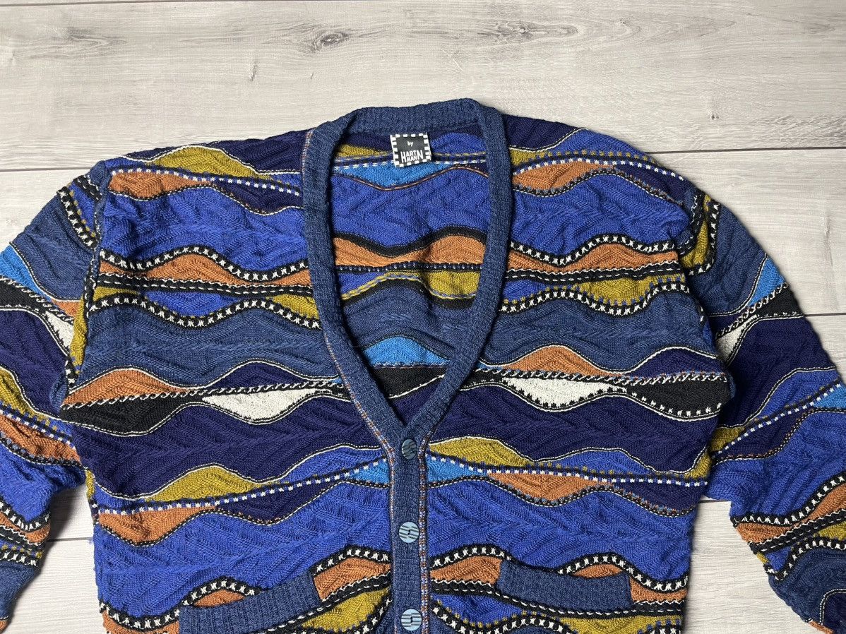 Coogi By Art Human Cardigan 3D Knit Cable Sweater Coogi style Size US M / EU 48-50 / 2 - 3 Thumbnail