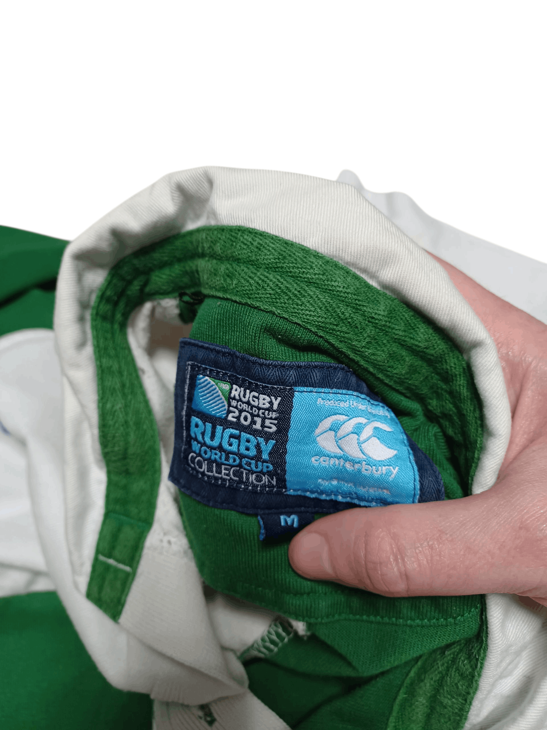 Canterbury of New Zealand IRELAND RUGBY VINTAGE CANTERBURY WORLD CUP POLO SHIRT Size US M / EU 48-50 / 2 - 4 Thumbnail