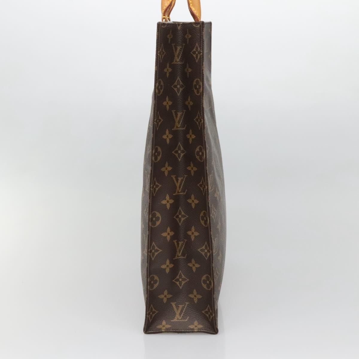 Louis Vuitton LOUIS VUITTON Monogram Sac Plat Hand Bag M51140 Size ONE SIZE - 4 Thumbnail