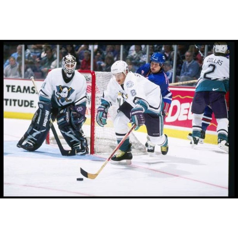 NHL × Starter SELANNE Anaheim Mighty Ducks 90s STARTER T-shirt 2XL NHL vtg Size US XXL / EU 58 / 5 - 6 Thumbnail