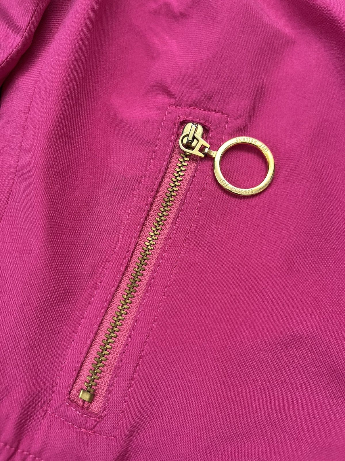 Moschino WMNS Love Moschino Pink Blazer Jacket Big Buttons Size M / US 6-8 / IT 42-44 - 3 Thumbnail