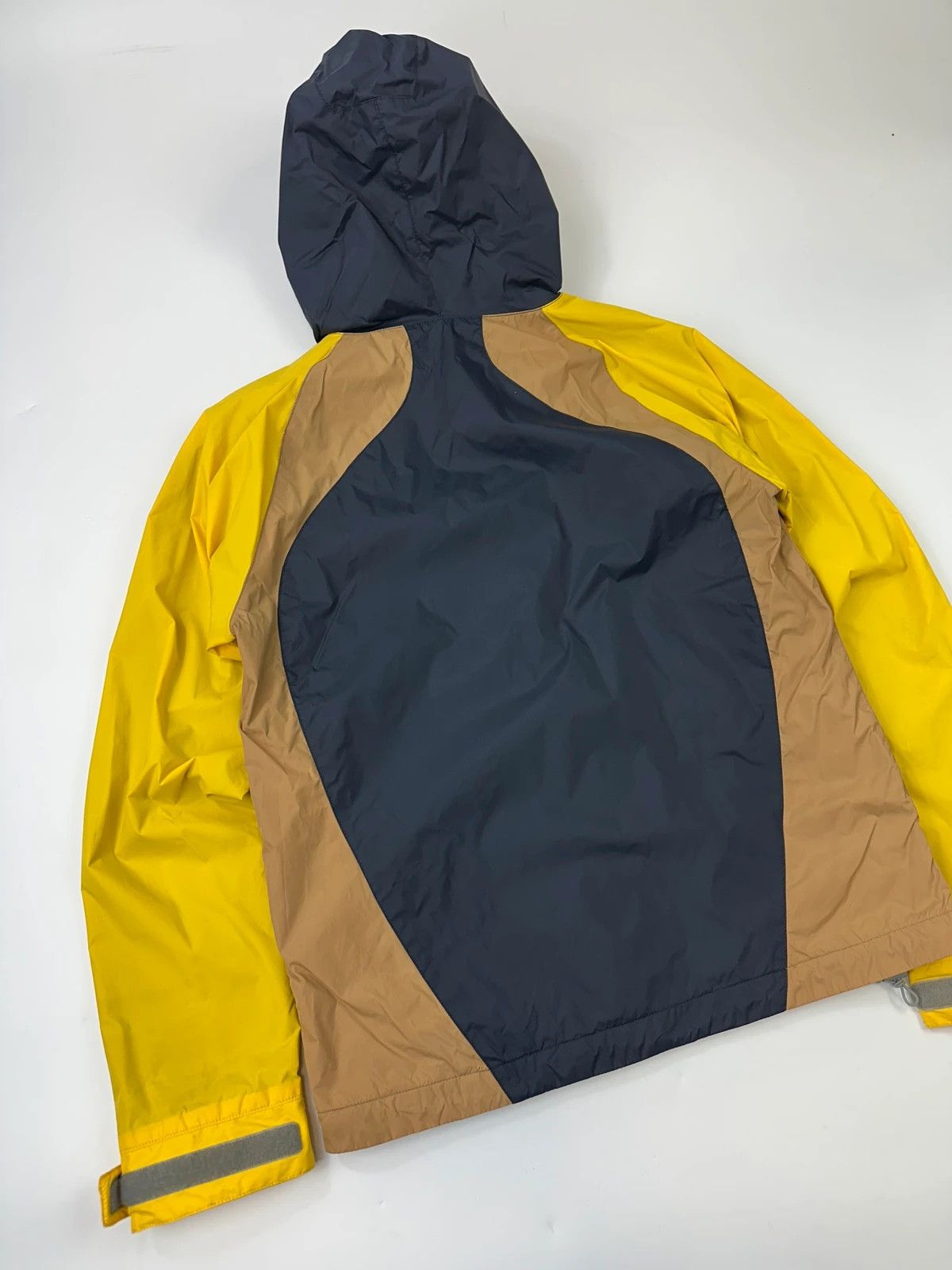 Comme des Garcons CDG Shirt SS2009 Yellow & Blue Block Nylon Hooded Jacket Size US S / EU 44-46 / 1 - 12 Thumbnail