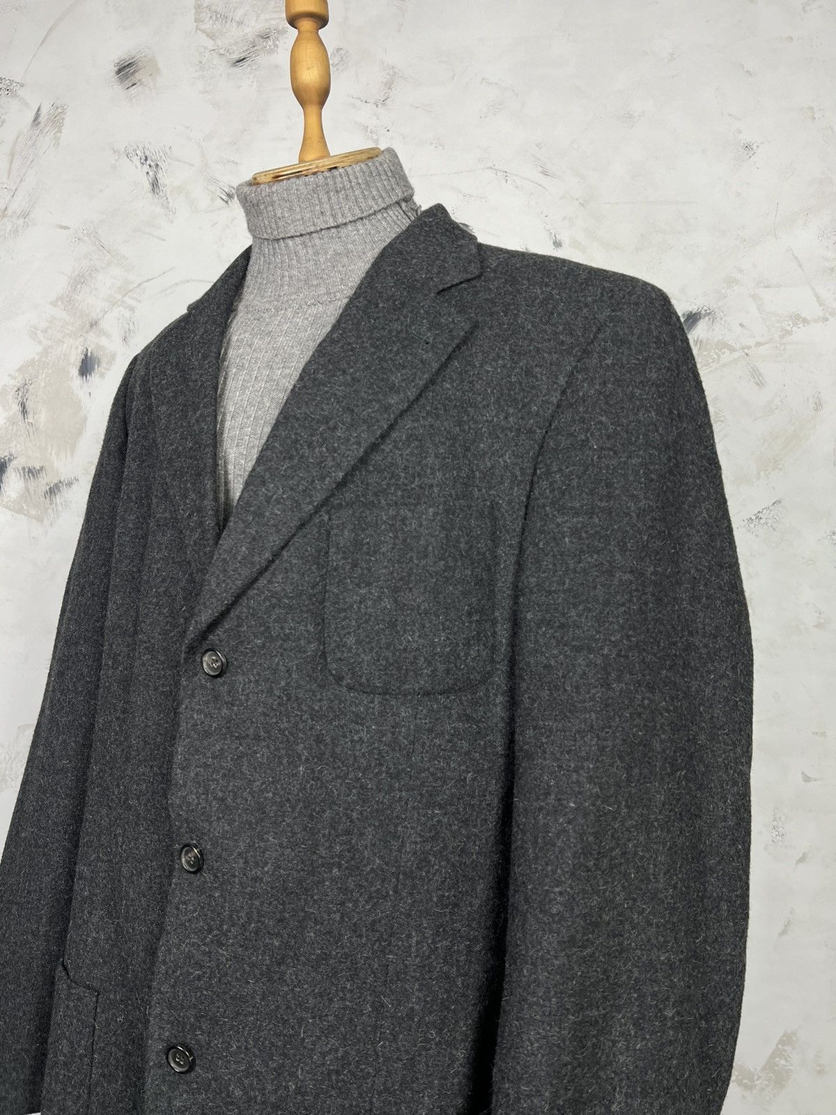 Hugo Boss Vintage Hugo Boss Blazer Alpaca Wool Jacket Size XL - XXL Size 46L - 4 Thumbnail