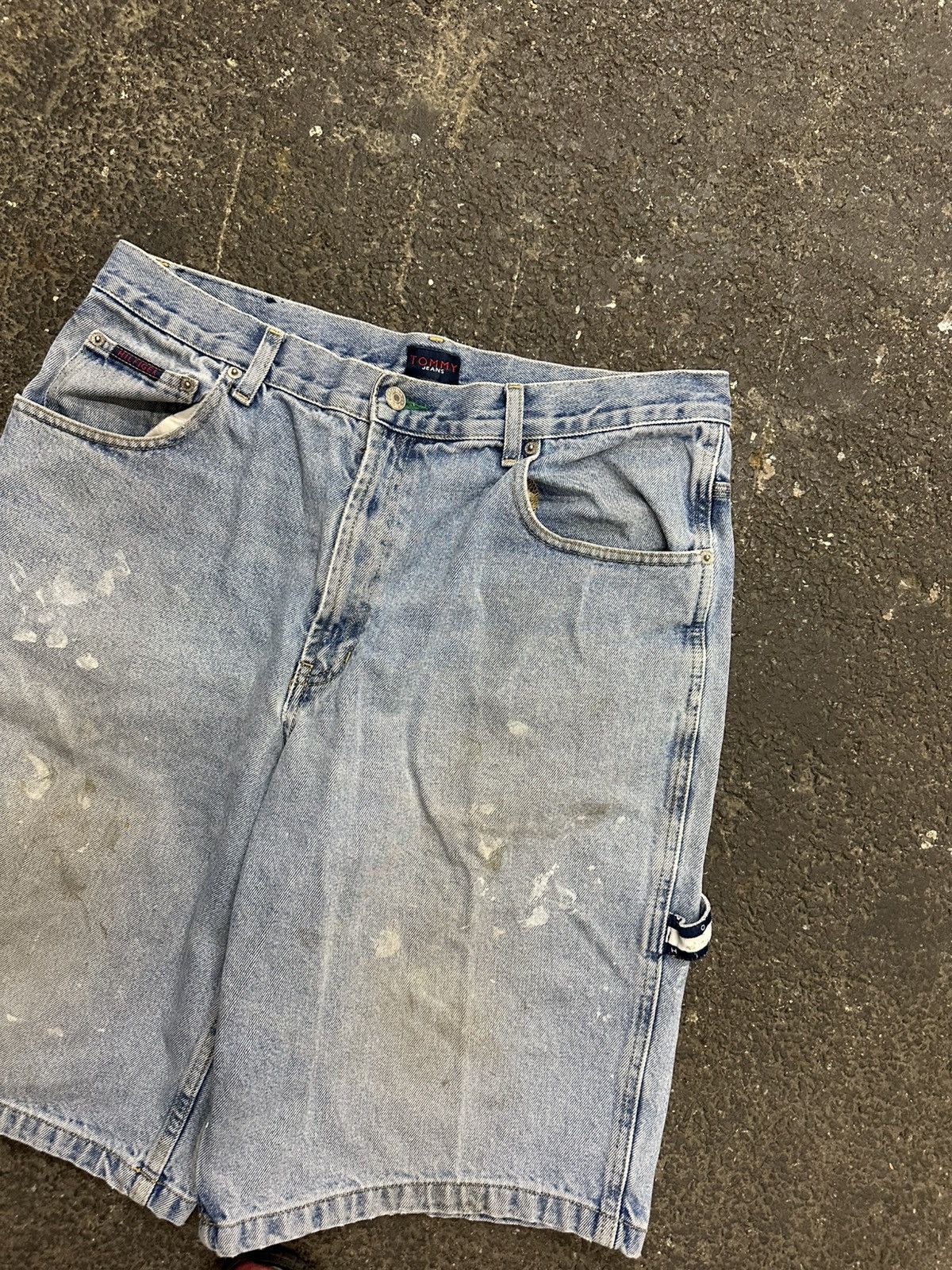 Tommy Hilfiger × Vintage Y2K Tommy cargo shorts Size US 36 / EU 52 - 6 Thumbnail