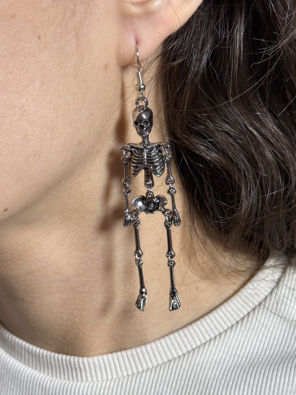 Seditionaries Articulated Skeleton Earrings Size ONE SIZE - 1 Thumbnail