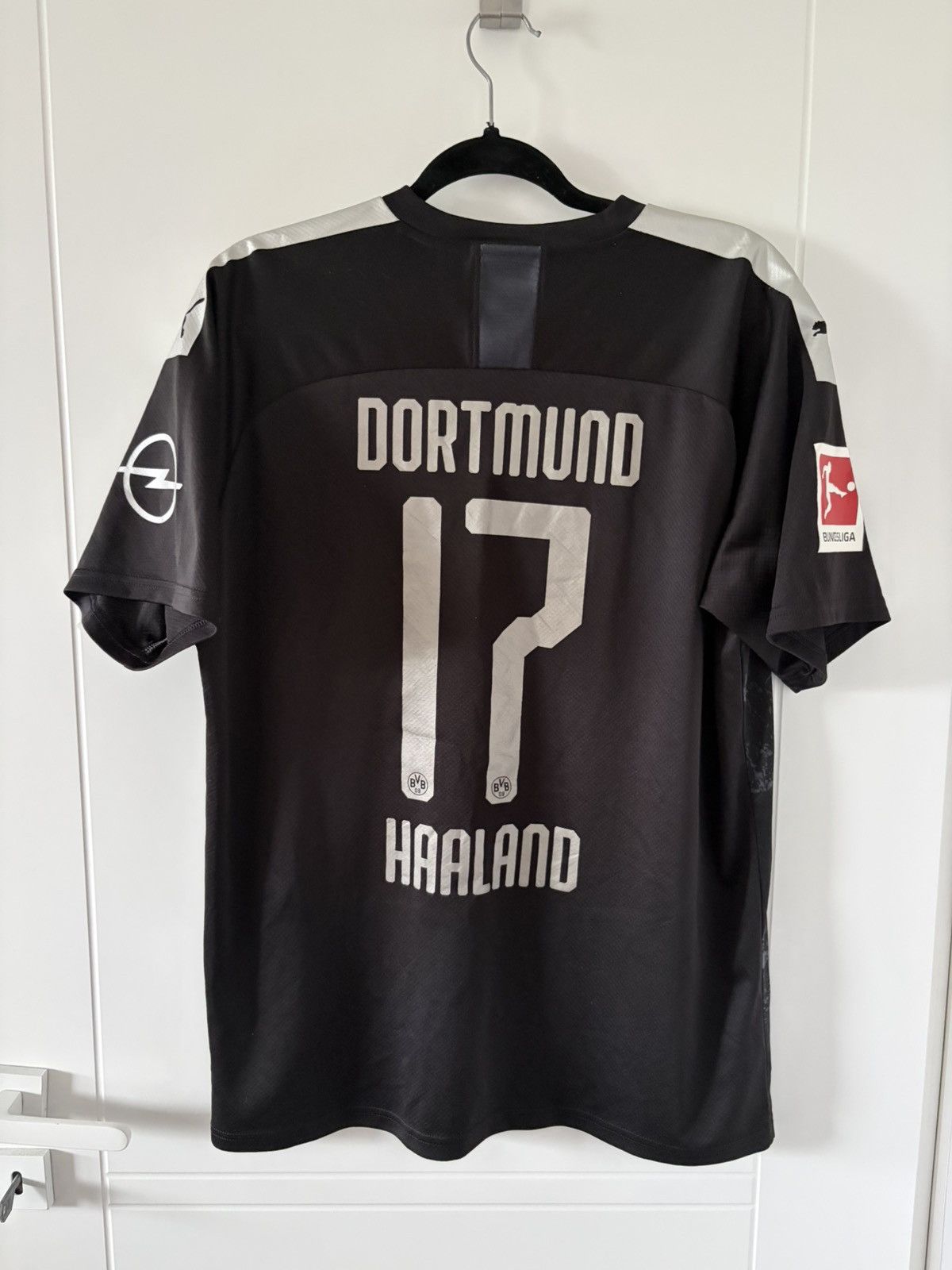 Puma BVB Puma 2019/2020 away Haaland Soccer Jersey Size US XL / EU 56 / 4 - 1 Thumbnail