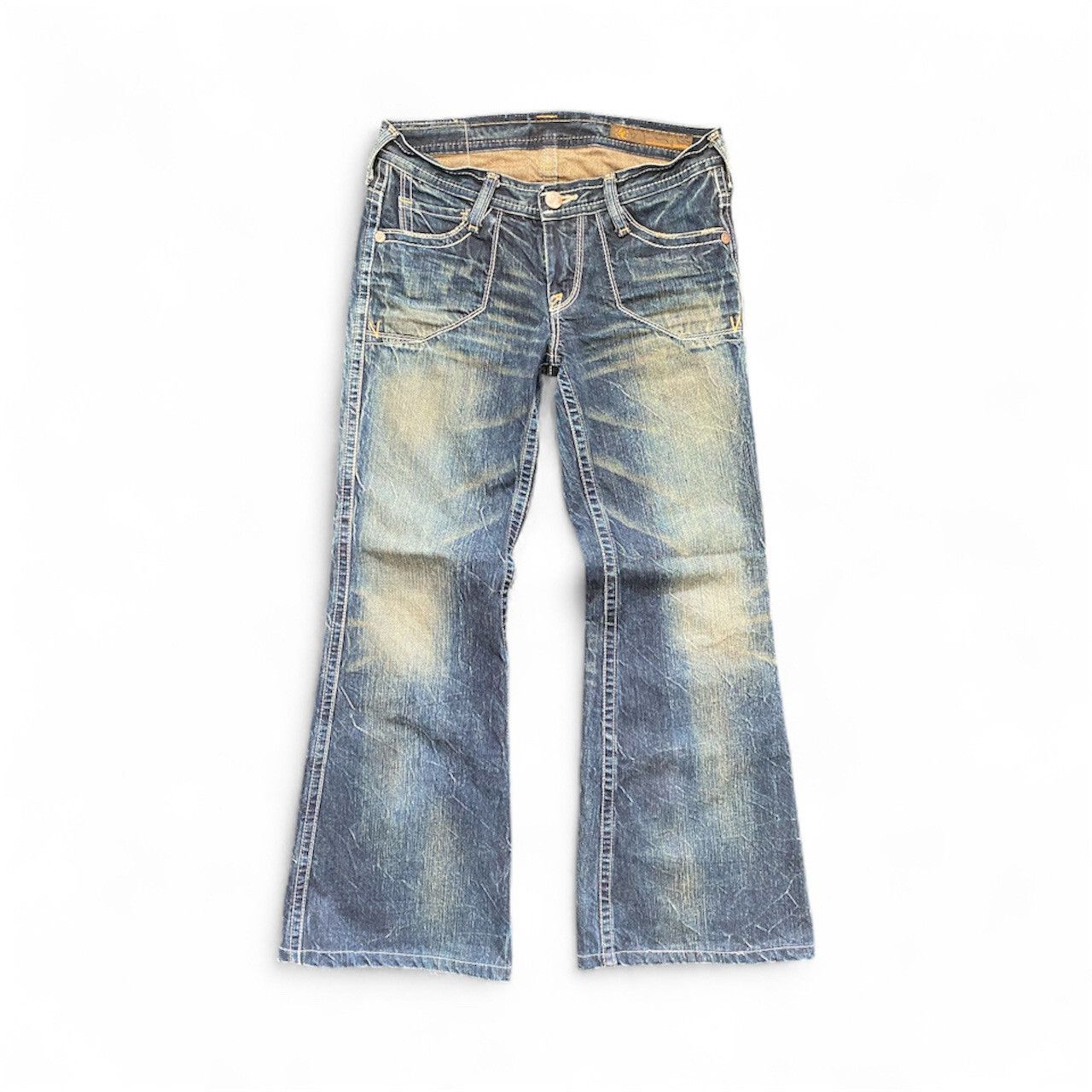 Japanese Brand Brappers Flared Denim Size US 30 / EU 46 - 2 Thumbnail