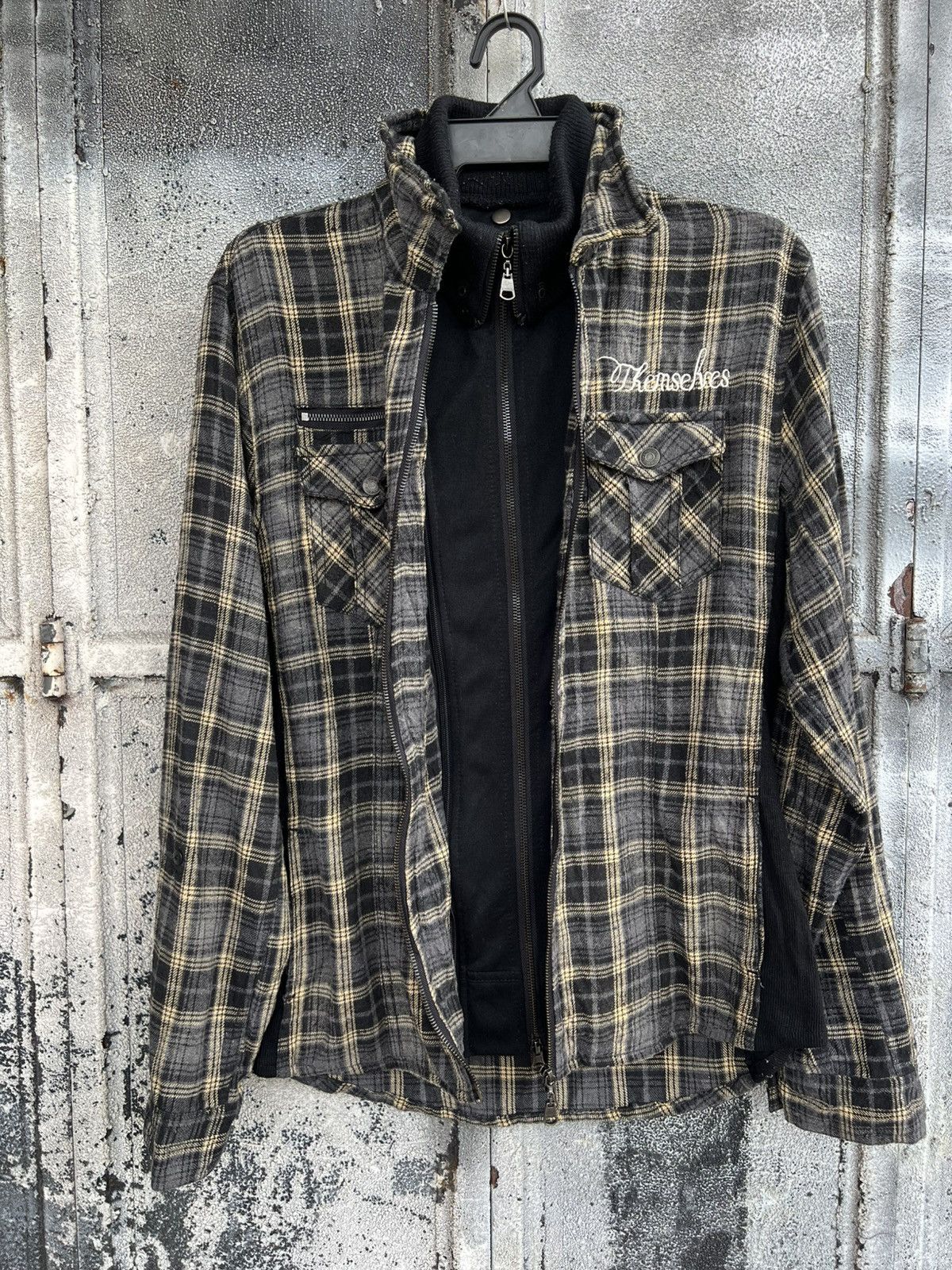 In The Attic Inthe Attic Double Collar Zipper Jacket Size US L / EU 52-54 / 3 - 5 Thumbnail