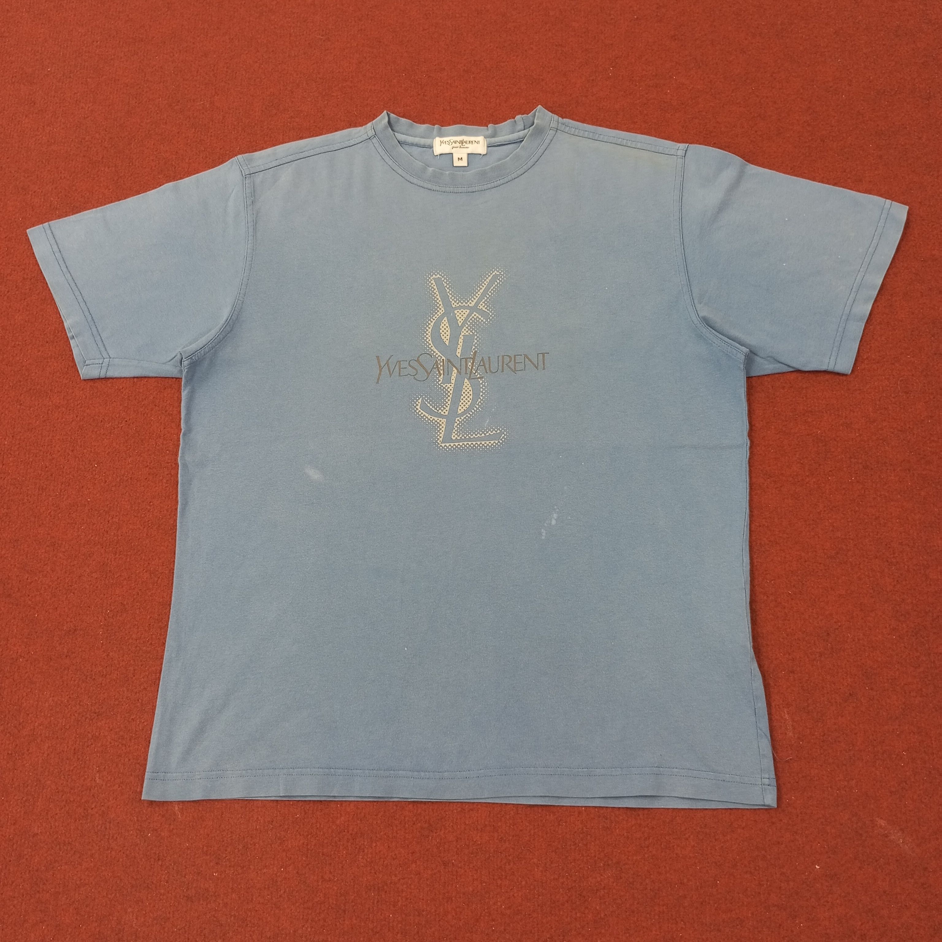 Yves Saint Laurent Yves Saint Laurent YSL Fashion Brand Tshirt c239n36 Size US L / EU 52-54 / 3 - 1 Thumbnail