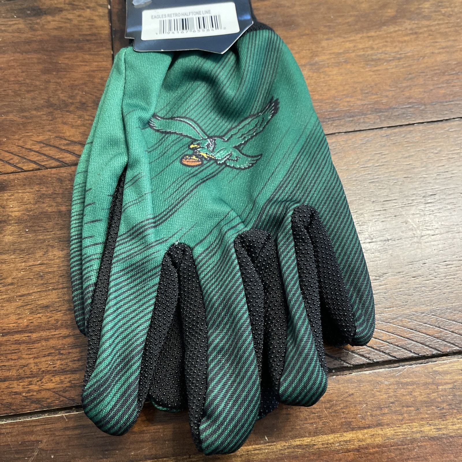 NFL Philadelphia Eagles NFL Legacy/Throwback 2-Tone Sport Gloves Size ONE SIZE - 3 Thumbnail
