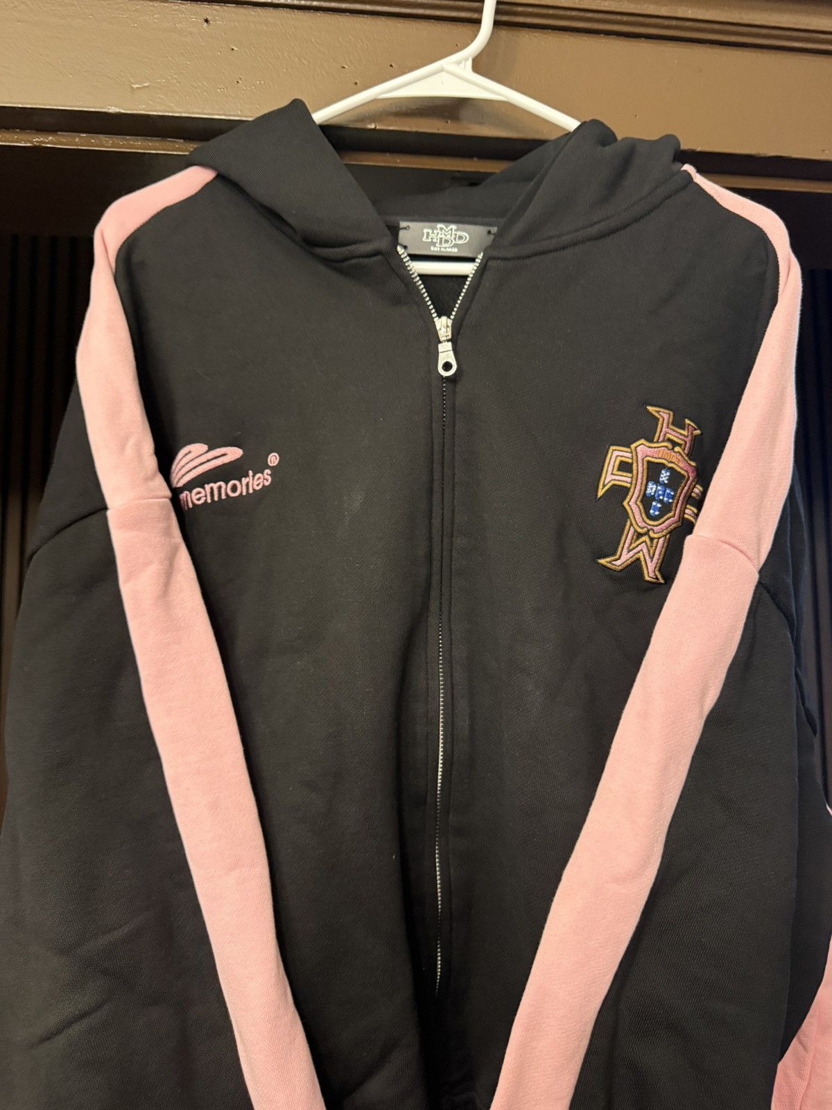 HMDD HMDD Lisbon Zip Up Black Pink Hoodie Size XL Size US XL / EU 56 / 4 - 7 Thumbnail