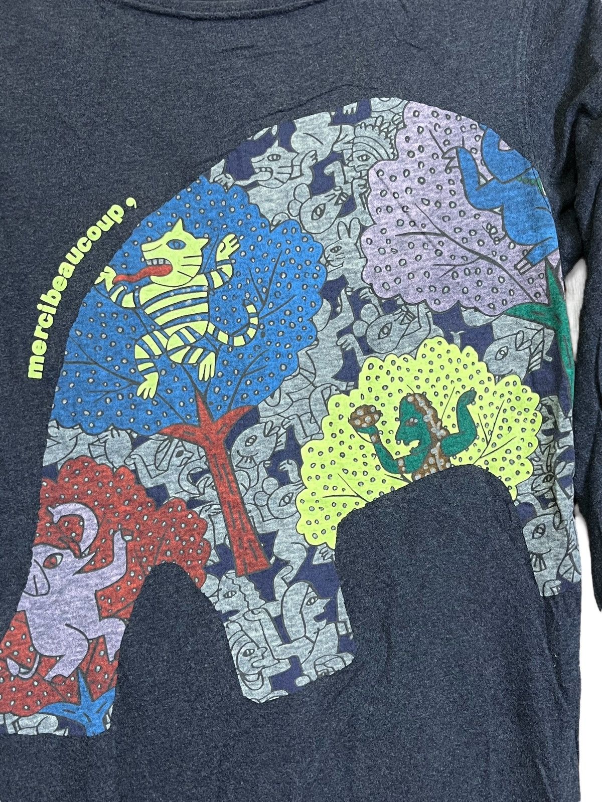 Issey Miyake ISSEY MIYAKE MERCIBEAUCOUP LONG SLEEVE 3 BLEND T SHIRT Size US S / EU 44-46 / 1 - 4 Thumbnail