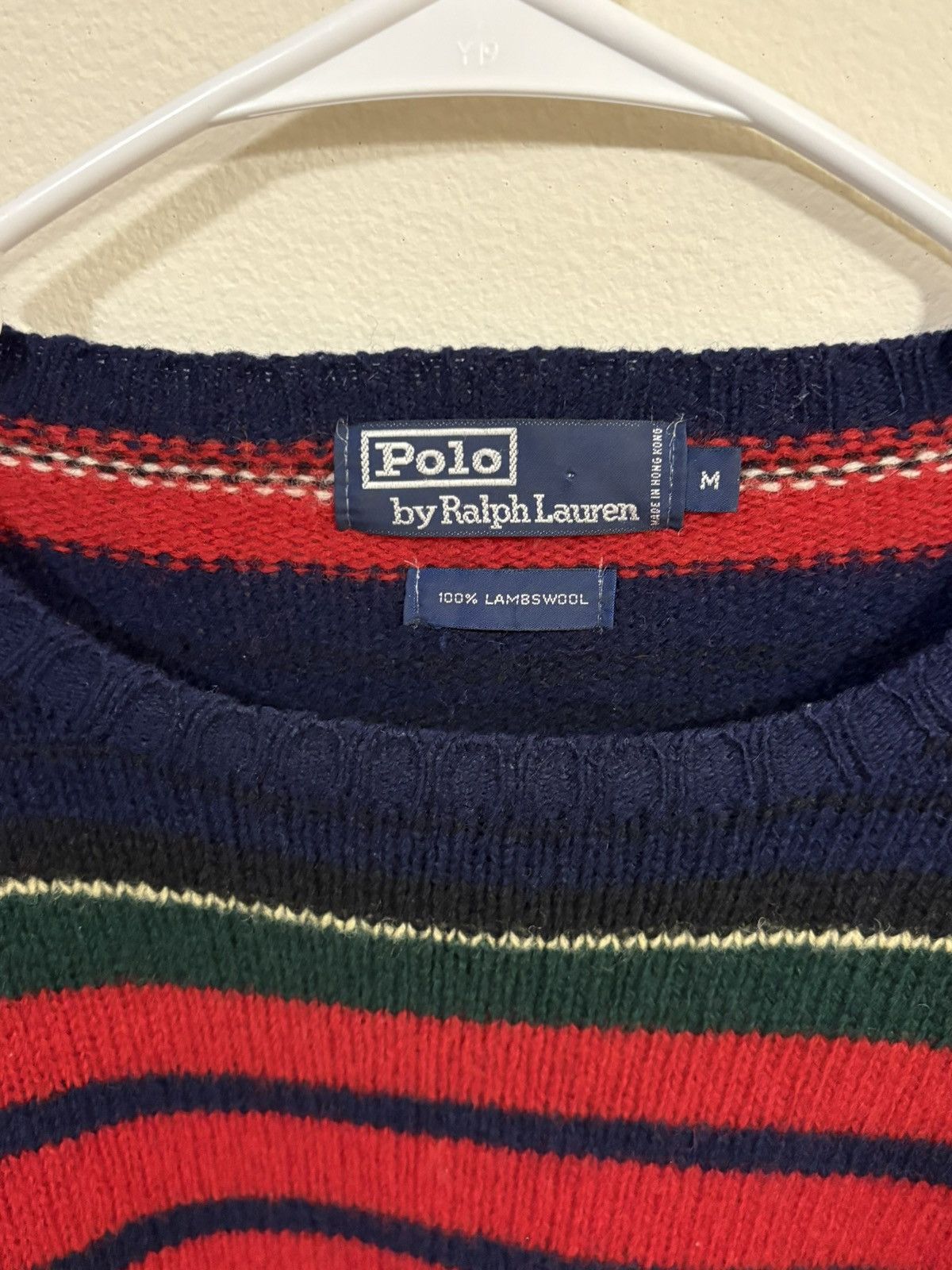 Polo Ralph Lauren Vintage Polo Ralph Lauren 100% Lambs Wool Sweater Sz M Red Size US M / EU 48-50 / 2 - 5 Thumbnail