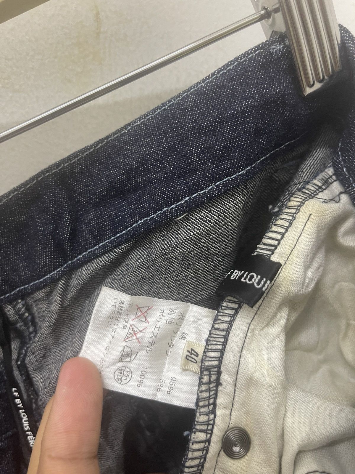 Louis Feraud Rare Vintage LF By LOUIS FERAUD Flare Designer Denim Size 27" / US 4 / IT 40 - 10 Thumbnail