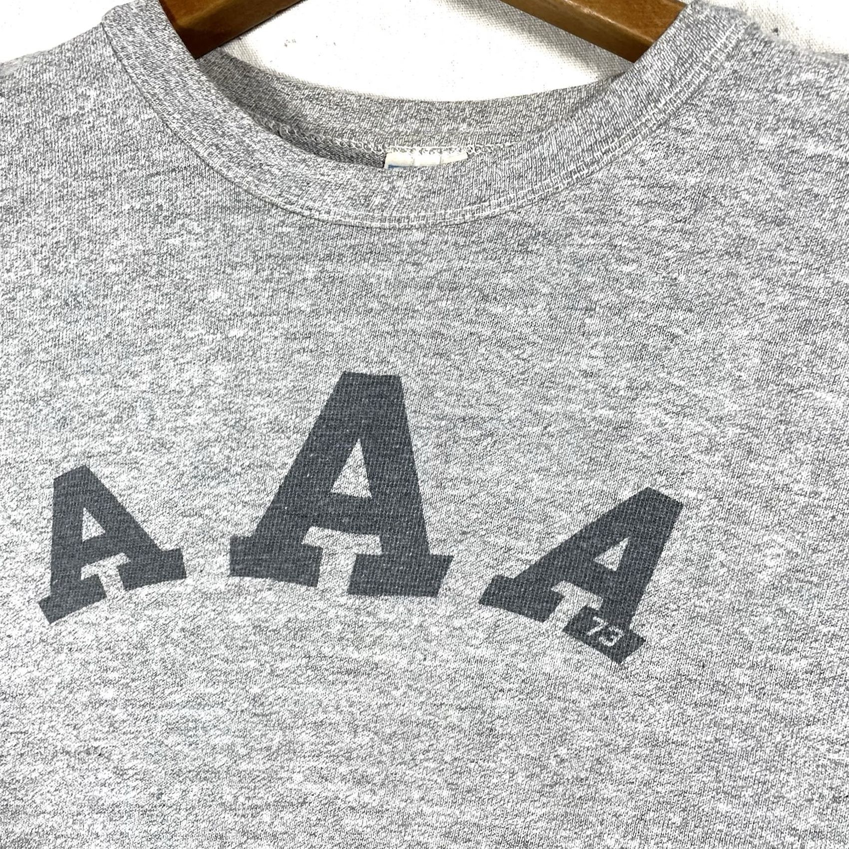 Champion VINTAGE Champion 70s USMA Army Athletic Association T Shirt XL Gray Unisex Short Sleeve Graphic Tee 1970s Size US XL / EU 56 / 4 - 7 Thumbnail