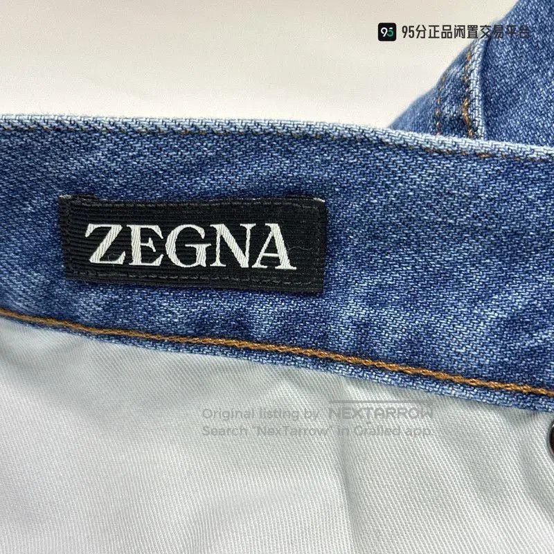 Ermenegildo Zegna Zegna Men's Cotton Denim Jeans. Size US 33 - 1 Thumbnail