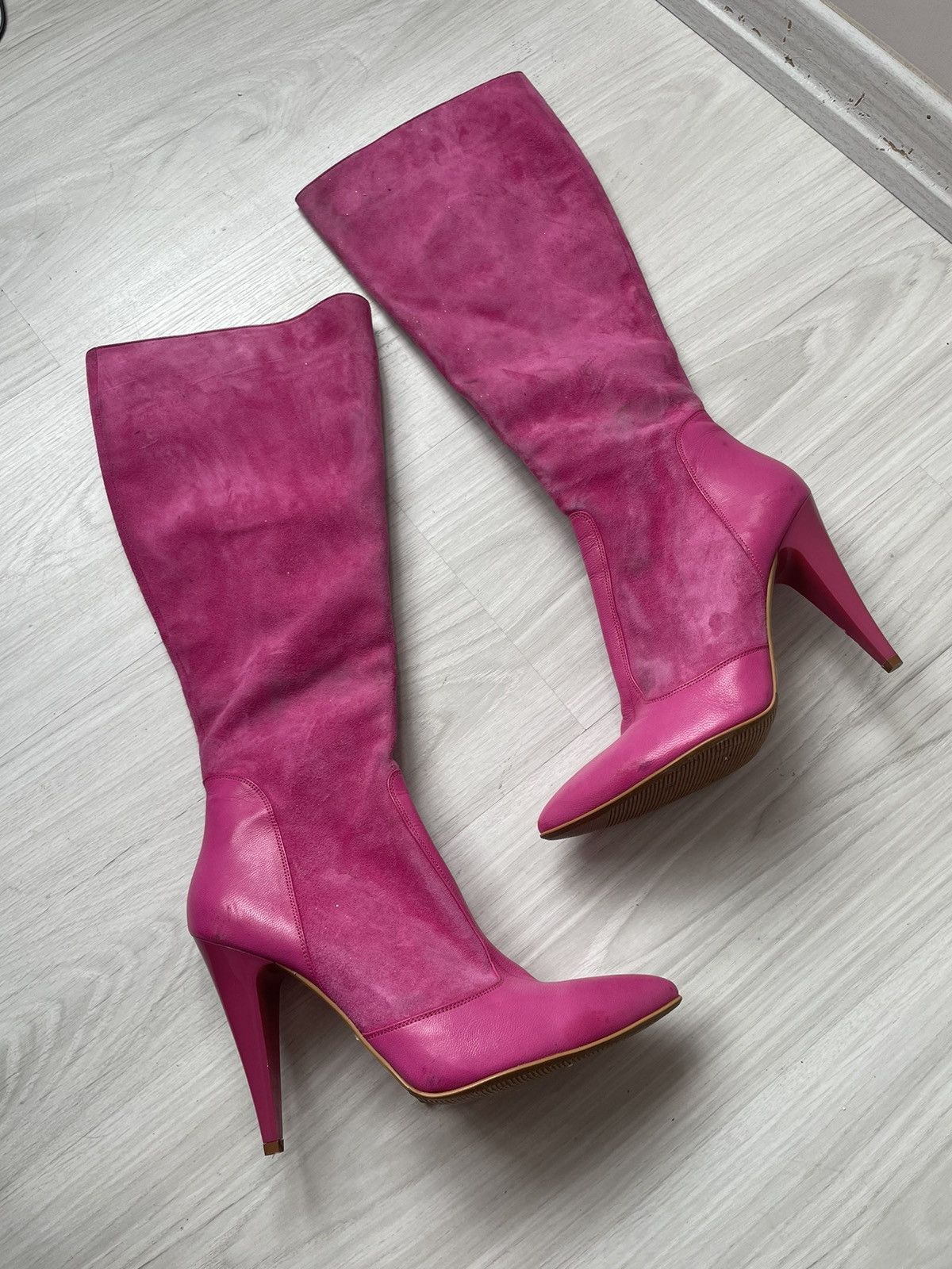 Vintage y2k italian leather boots Size US 6.5 / IT 36.5 - 10 Thumbnail