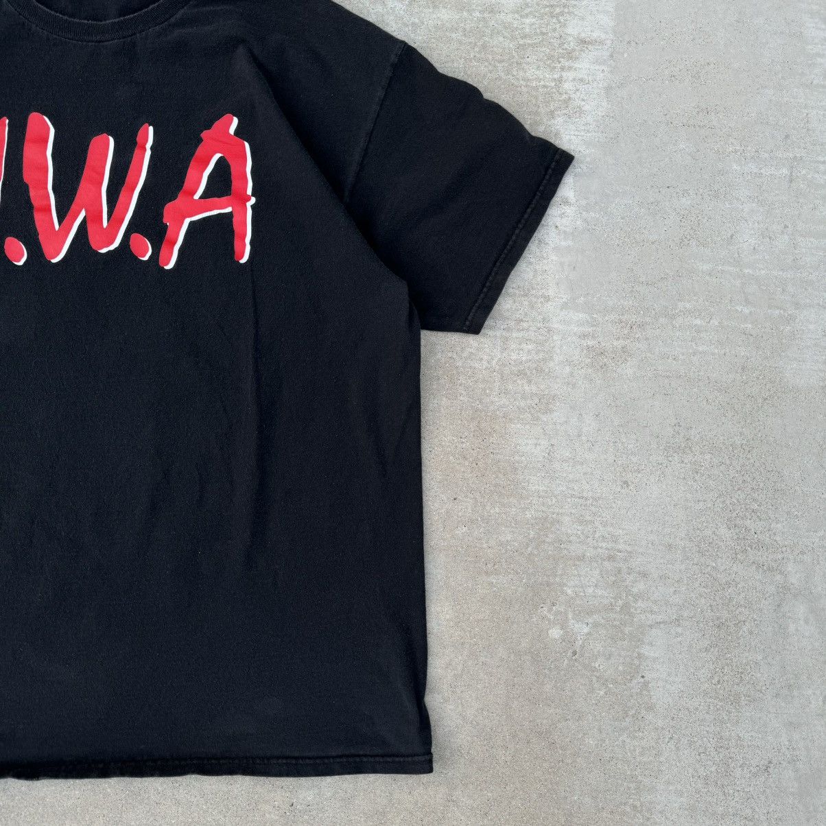 Band Tees × JNCO × Rap Tees Vintage Y2K Black NWA Rap Graphic Tee Baggy Skater Fit Size US XL / EU 56 / 4 - 4 Thumbnail
