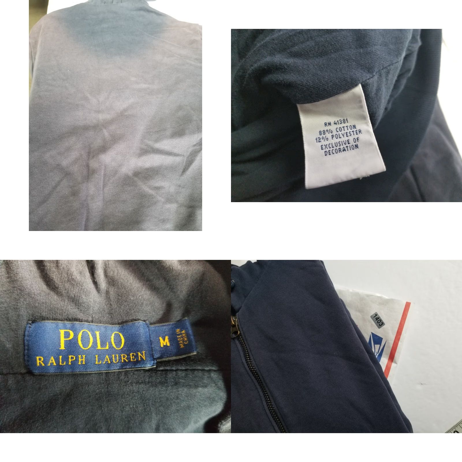 Polo Ralph Lauren Polo Ralph Lauren Hoodie Jacket Full Zip Mens M Faded Blue Distressed Pics Blue Polo Ralph Lauren Hoodie Jacket M Size US M / EU 48-50 / 2 - 9 Thumbnail