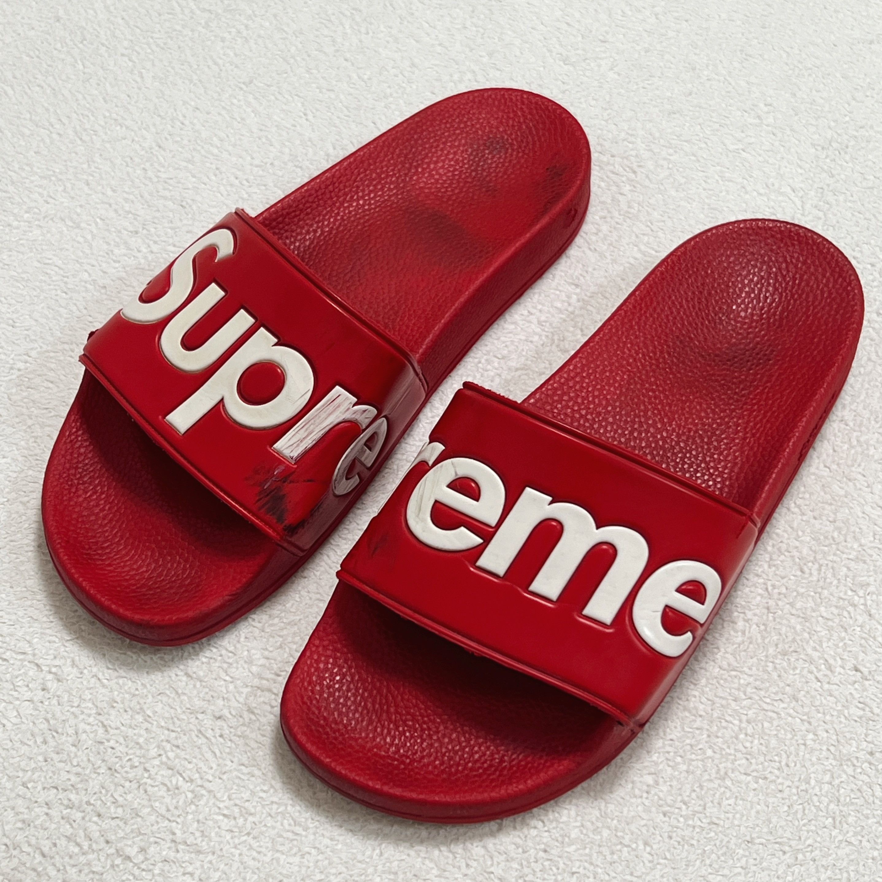 Supreme Supreme 14SS Slides Red Size US 9 / EU 42 - 4 Thumbnail