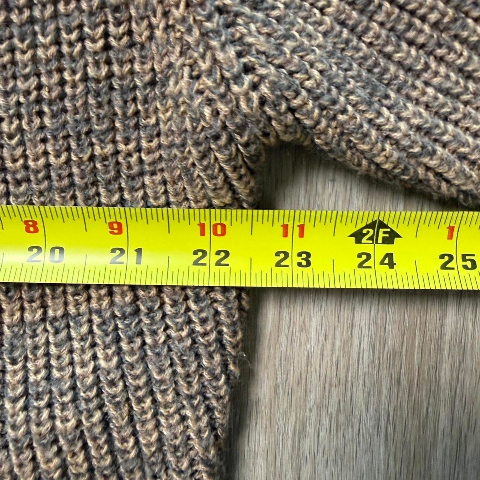 Vintage 90s brown knitwear sweater Size M / US 6-8 / IT 42-44 - 3 Thumbnail