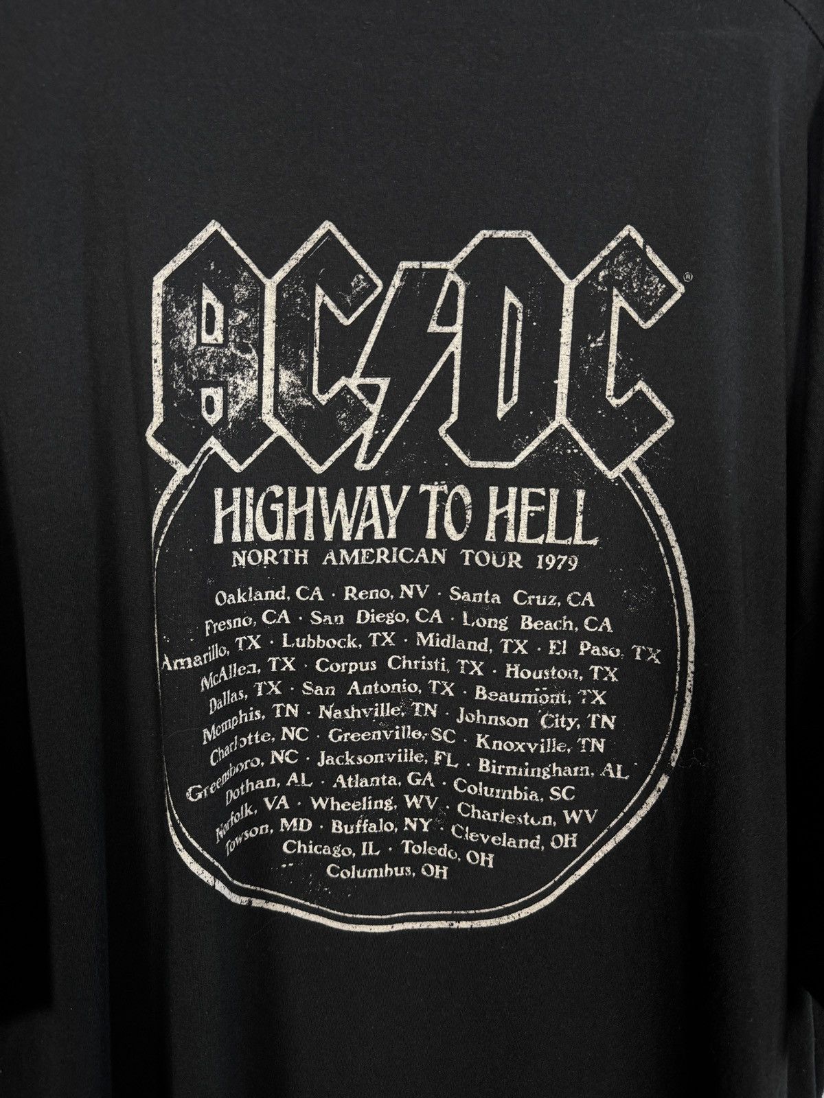 AC/DC AC/DC Highway To Hell North America Tour 1979 Rock Tee 5XL Size US XXL / EU 58 / 5 - 17 Thumbnail