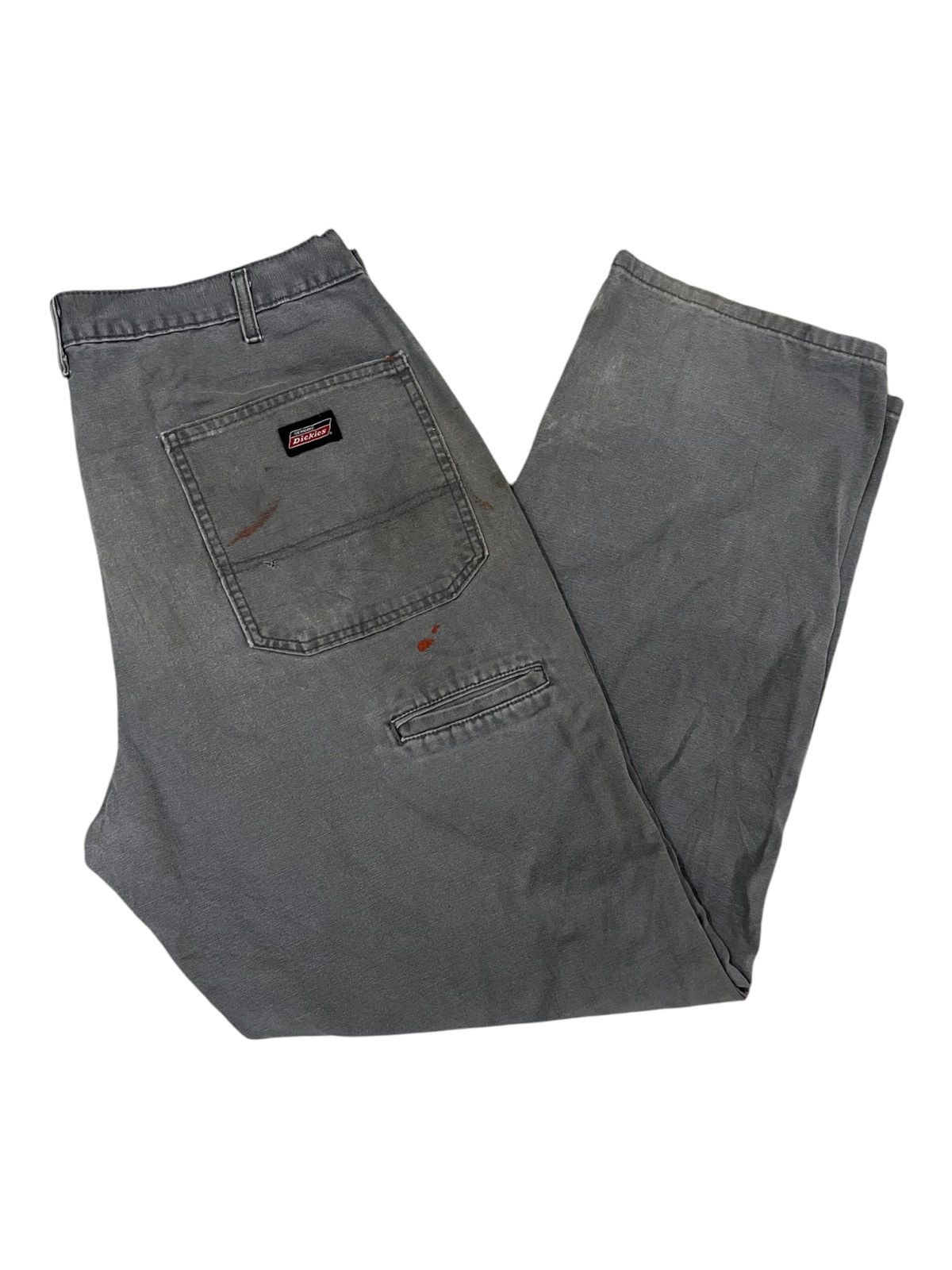 Carhartt × Dickies × Vintage 90s Dickies Carpenter Painter Duck Cotton Baggy Jeans Size US 35 - 4 Thumbnail