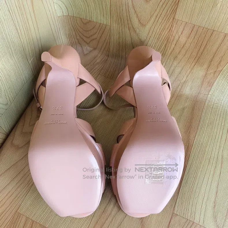 Saint Laurent Paris Saint Laurent Paris Leather high heels Size US 7 / IT 37 - 4 Thumbnail