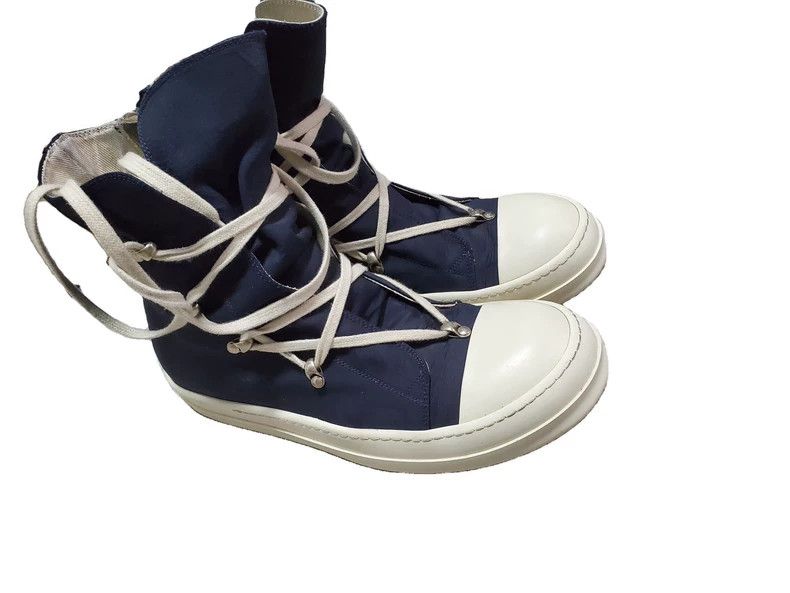 Rick Owens Rick Owens Navy High Top Sneakers-dmc Size US 9 / EU 42 - 1 Thumbnail