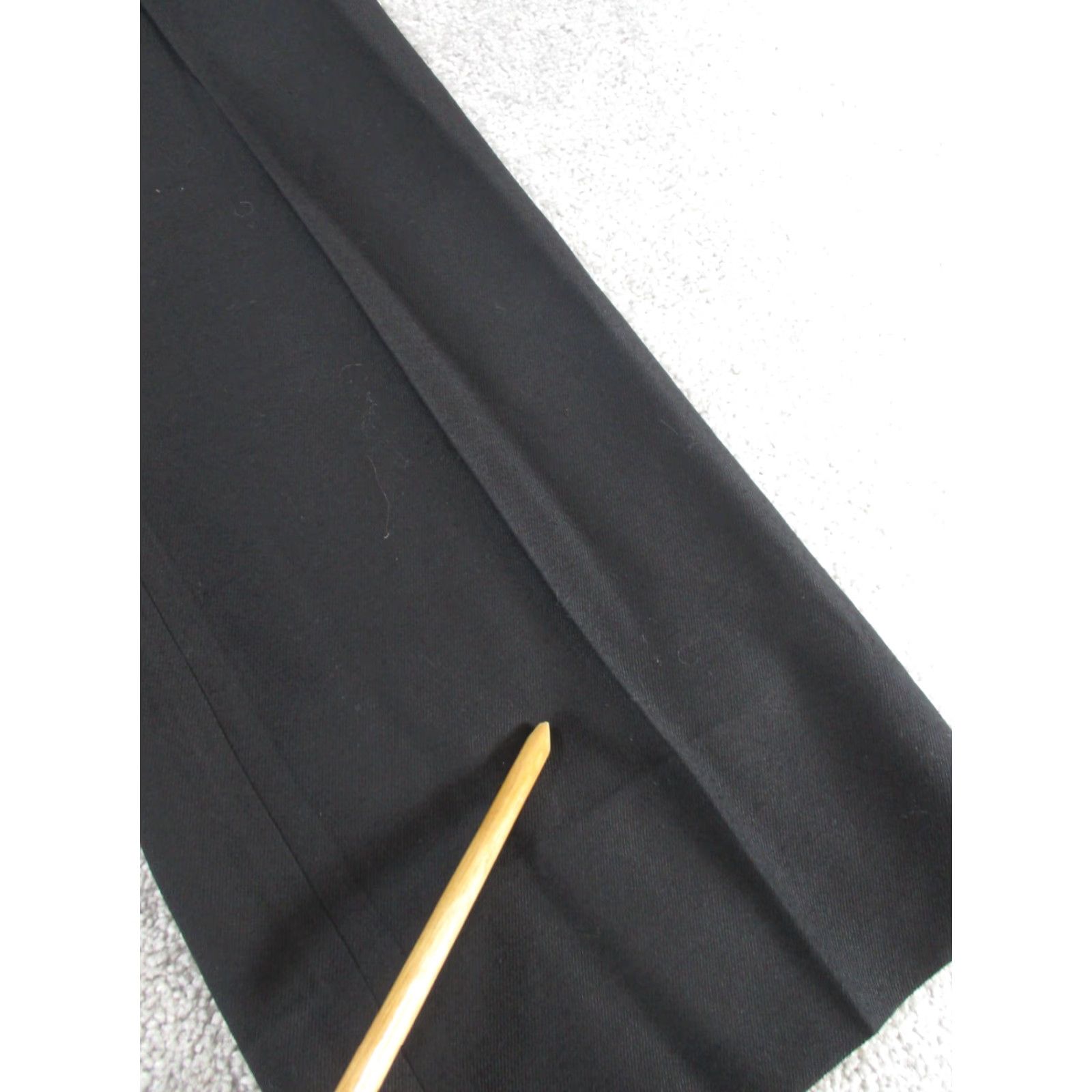 M.M.LaFleur MM.LaFleur Dress Pants Womens 8 Black Virgin Wool Blend Straight Leg Pilling Size 30" / US 8 / IT 44 - 2 Thumbnail