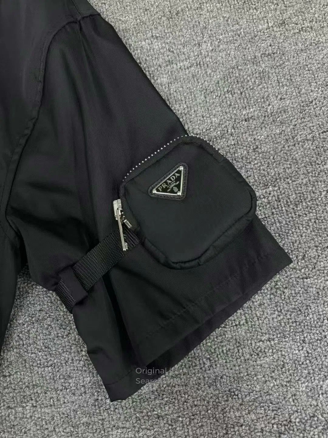 Prada prada logo nylon short sleeve shirt. Size US M / EU 48-50 / 2 - 3 Thumbnail