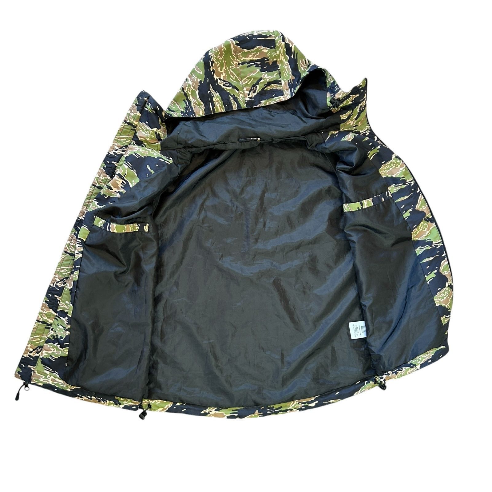 Huf HUF Camo Jacket Windbreaker Mens Med Green Black Streetwear Size US M / EU 48-50 / 2 - 7 Thumbnail