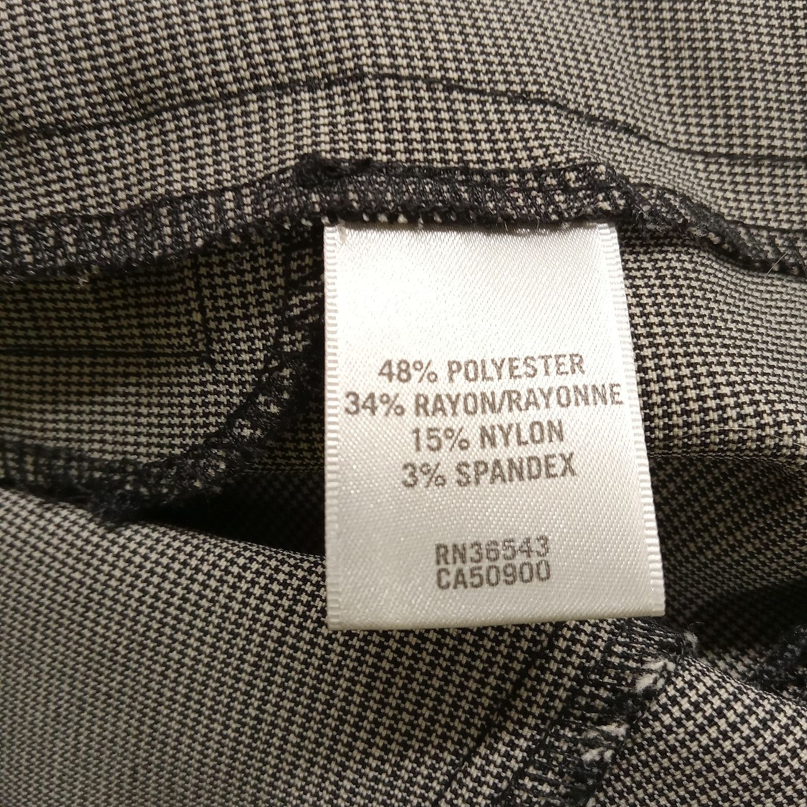 & Other Stories Van Heusen Dress Pants 8 (32 X 32) Women's Houndstooth Size 30" / US 8 / IT 44 - 6 Thumbnail