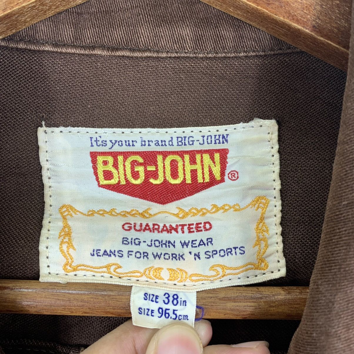 Big John × Japanese Brand Vintage Big John Button Ups Jeans Jacket Size US M / EU 48-50 / 2 - 5 Thumbnail