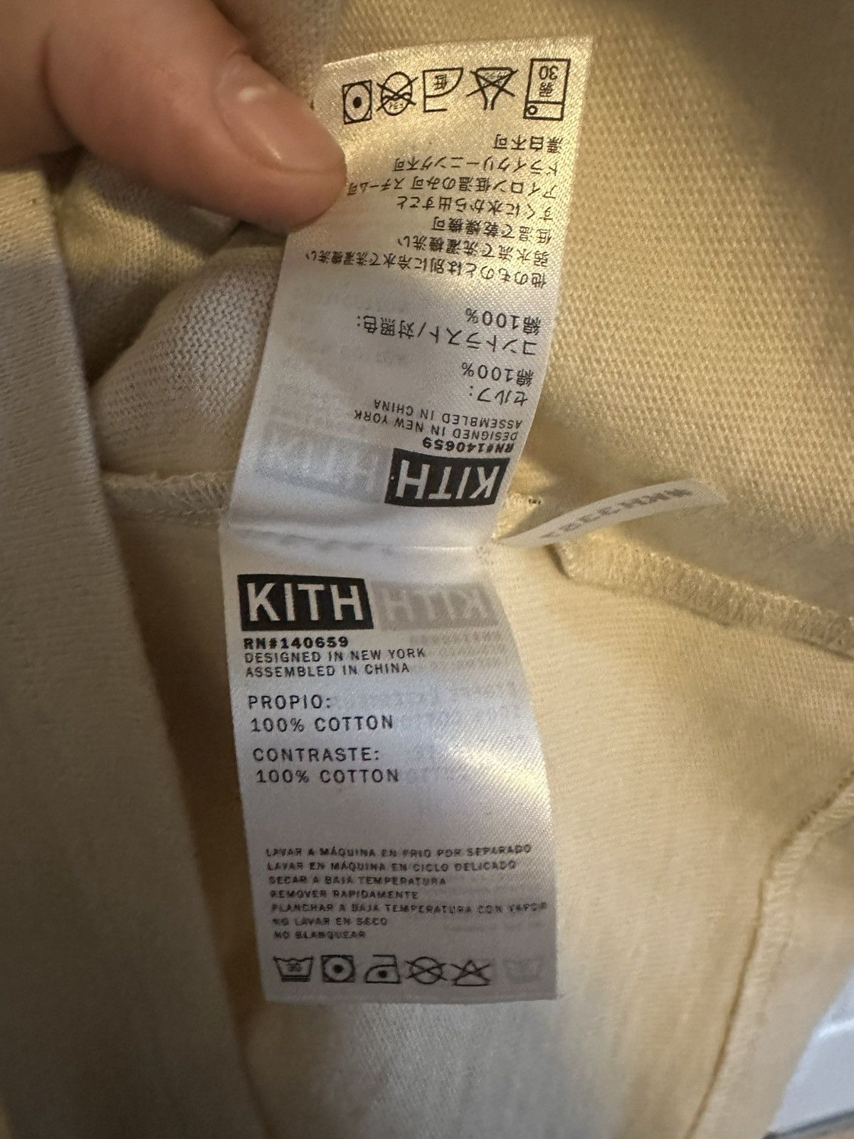 Kith Kith X Sadelles Pocket Tee - Turtle Dove Size US M / EU 48-50 / 2 - 7 Thumbnail