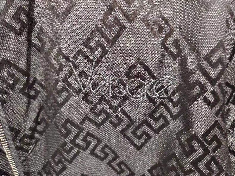 Versace Versace Embroidered monogram reversible jacket Size US M / EU 48-50 / 2 - 5 Thumbnail