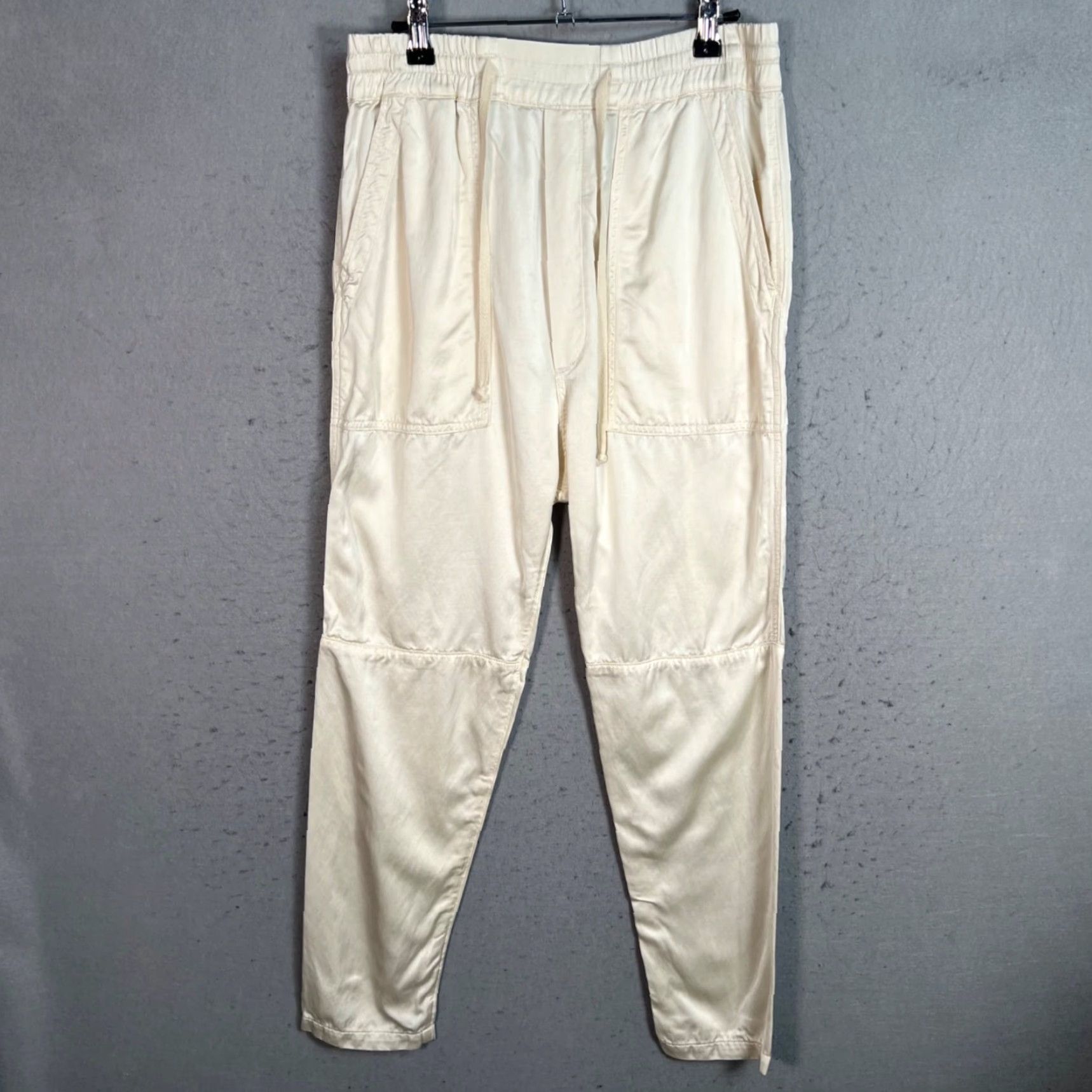 Citizens Of Humanity Citizens Of Humanity Surplus Womens XS Ivory Chino Pants Elastic Waist Tapered 23in Inseam Vintage: No (Note: avoid adding N/A) Size 26" / US 2 / IT 38 - 2 Thumbnail