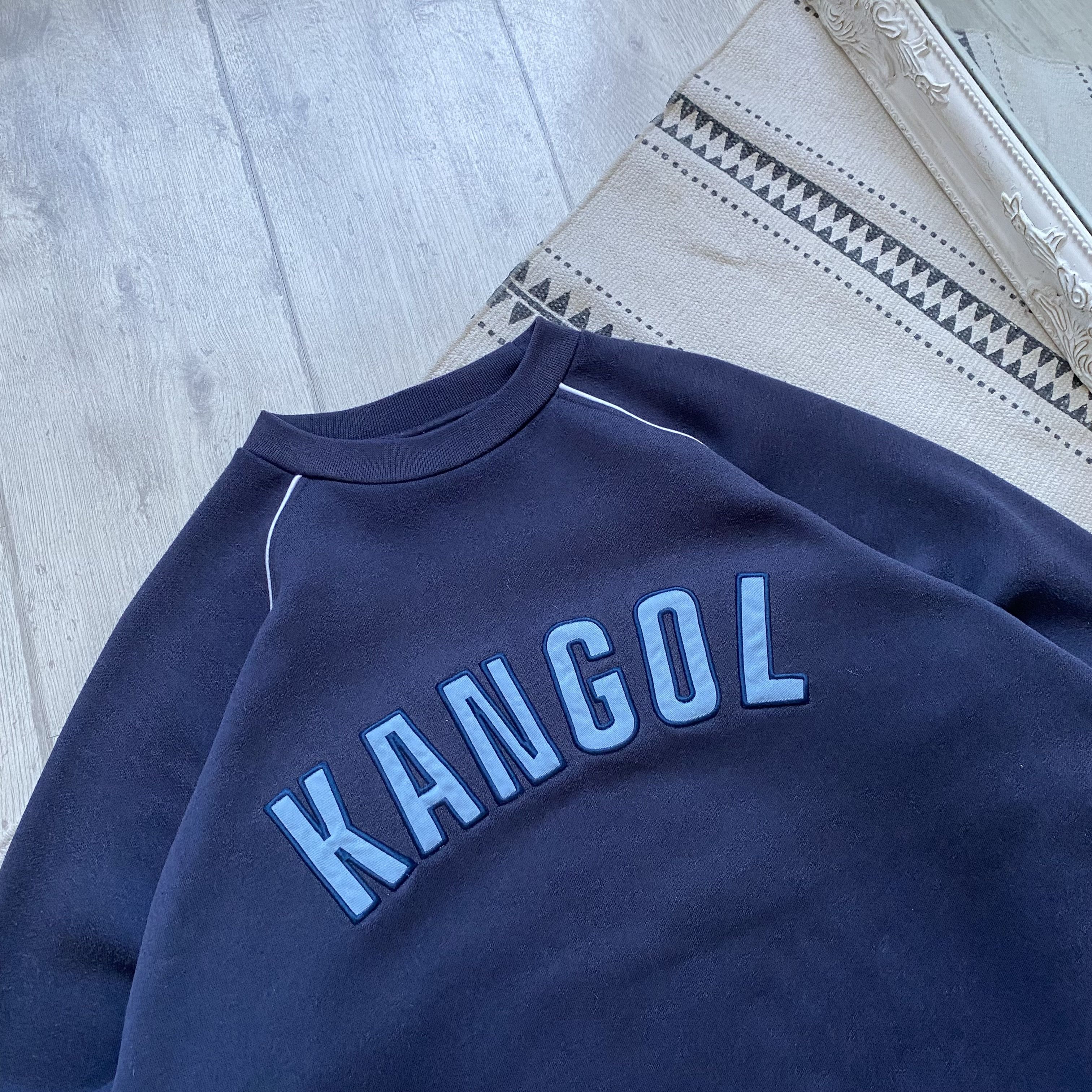 Kangol Vintage 90s Kangol boxy sweatshirt Crewneck Y2K Nike Umbro Size US L / EU 52-54 / 3 - 2 Thumbnail