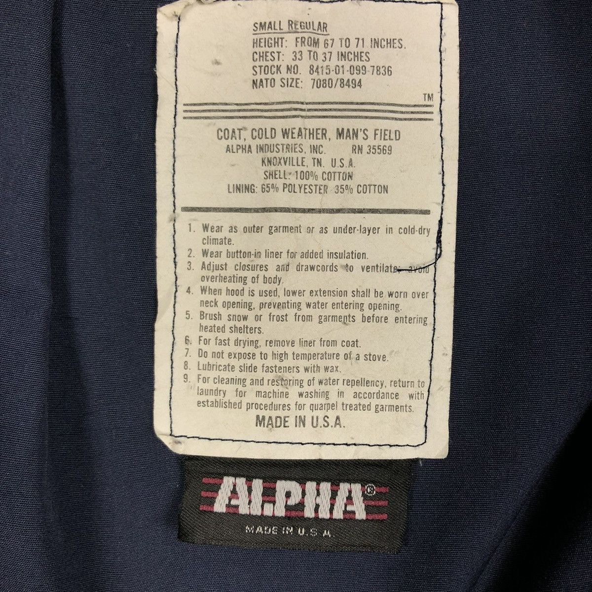 Alpha Industries 🔥VINTAGE HUNTING BIKER JACKET ALPHA INDUSTRIES USA CARGO Size US S / EU 44-46 / 1 - 20 Thumbnail