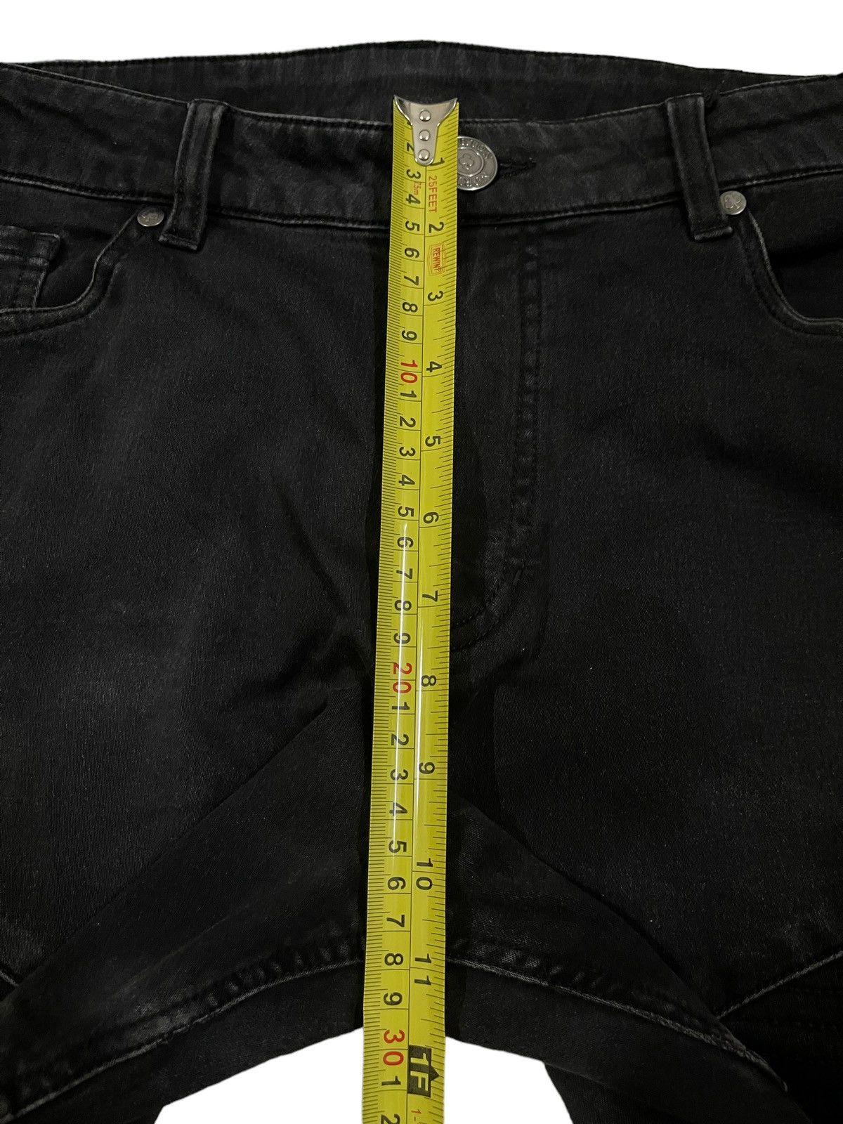 14th Addiction Vintage Norton Motorcycle Distress Style Biker Jeans Size US 36 / EU 52 - 15 Thumbnail