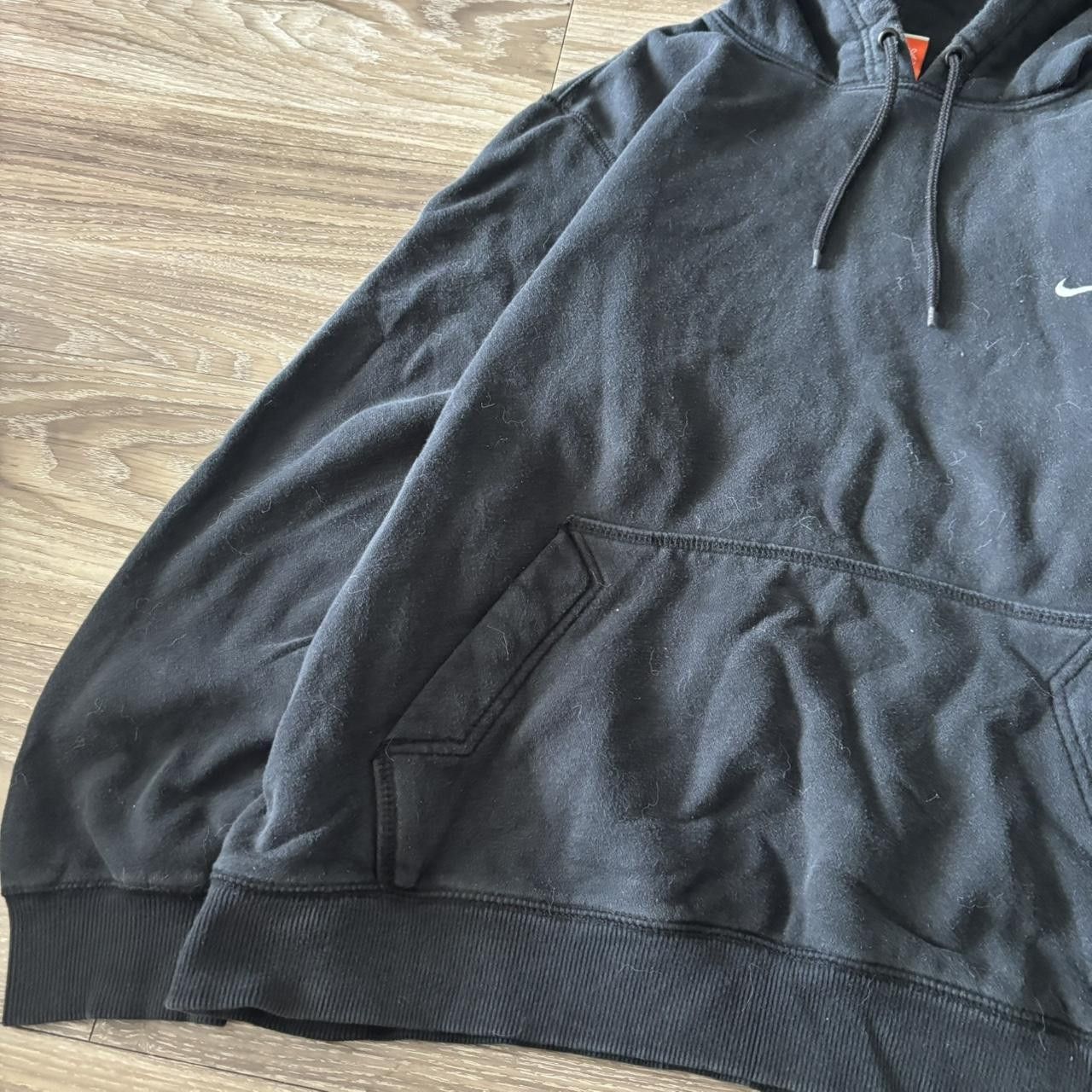 Nike Crazy Vintage Y2K/2000s Black Nike Streetwear Essential Pullover Hoodie! Size XL Size US XL / EU 56 / 4 - 3 Thumbnail