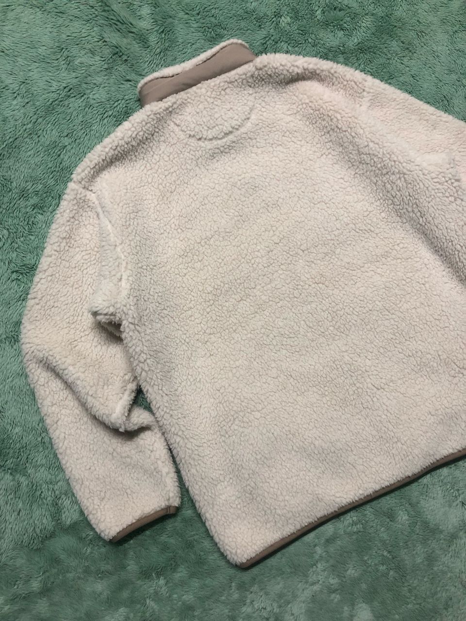 Uniqlo × White Mountaineering UNIQLO WHITE MOUNTAINEERING DEEP PILE FLEECE HALF BUTTON Size US M / EU 48-50 / 2 - 8 Thumbnail