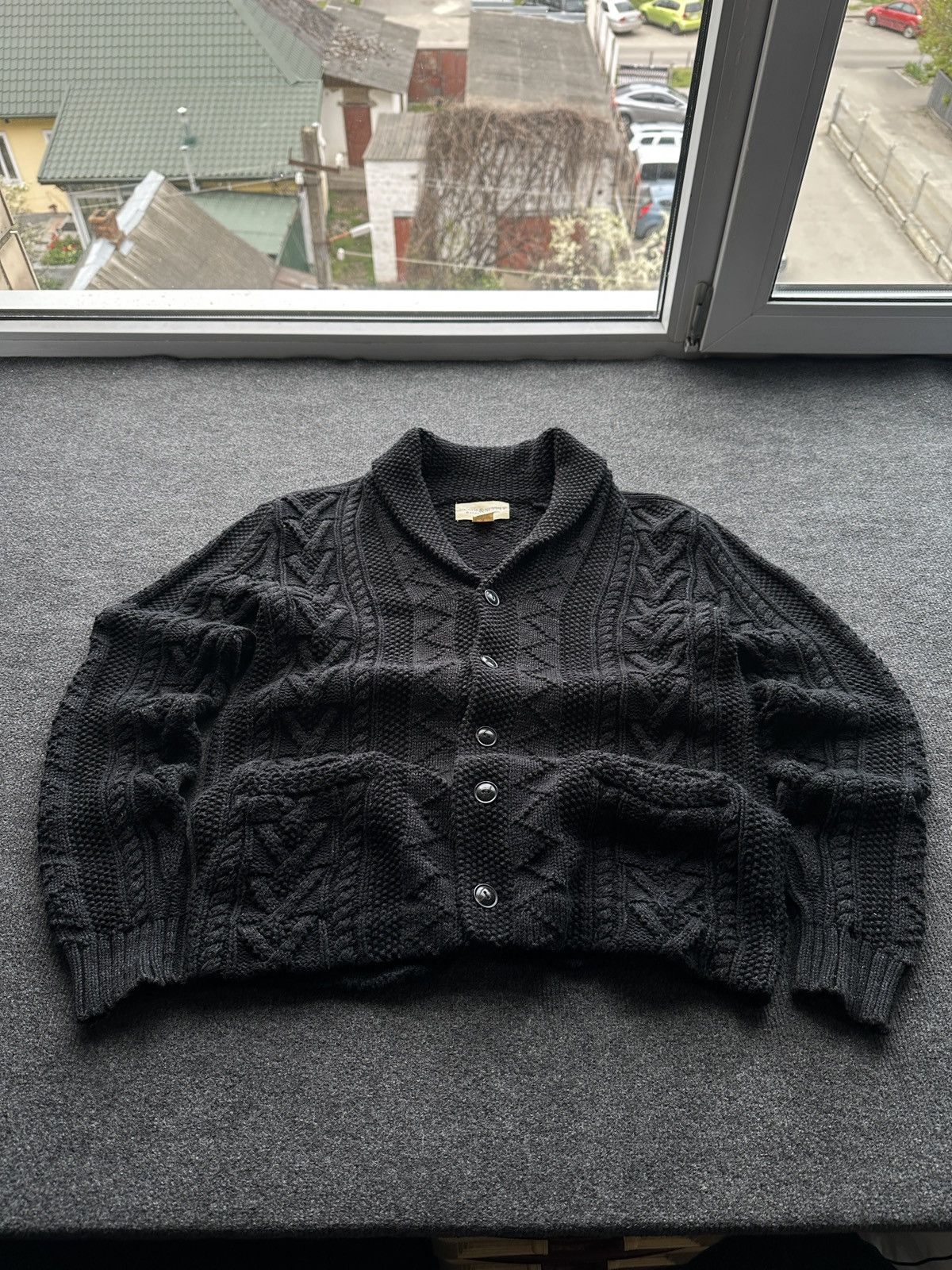 Denim & Supply Ralph Lauren DENIM & SUPPLY 🚨 RALPH LAUREN HEAVY KNIT CARDIGAN BLACK Size US M / EU 48-50 / 2 - 2 Thumbnail