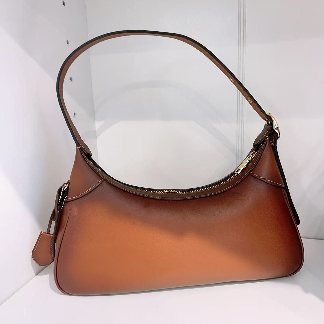 Coach Ella Small Shoulder Bag CDY38 Gold/Redwood Size ONE SIZE - 3 Thumbnail